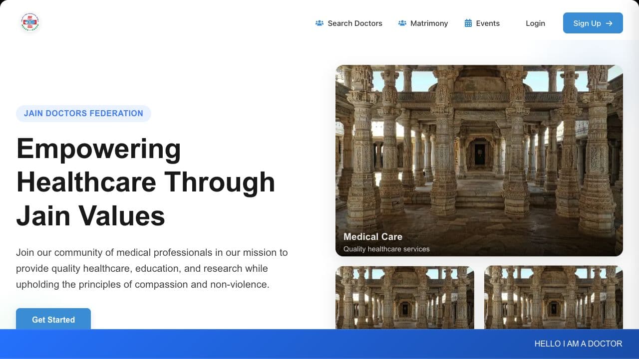 Jain Doctors Federation project