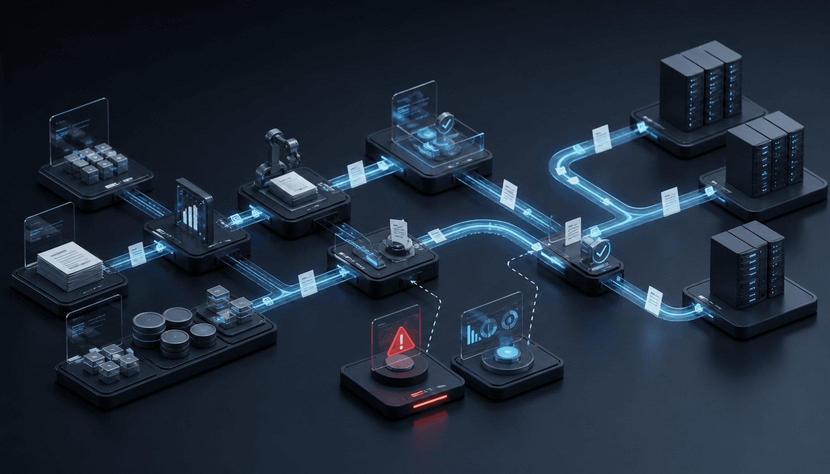 Business automation systems visualization