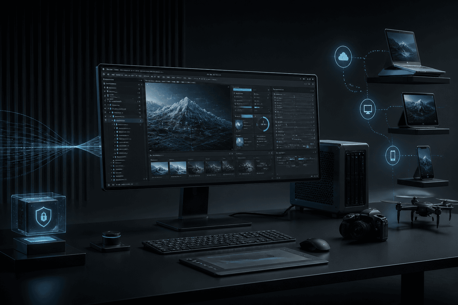 Desktop software development systems visualization